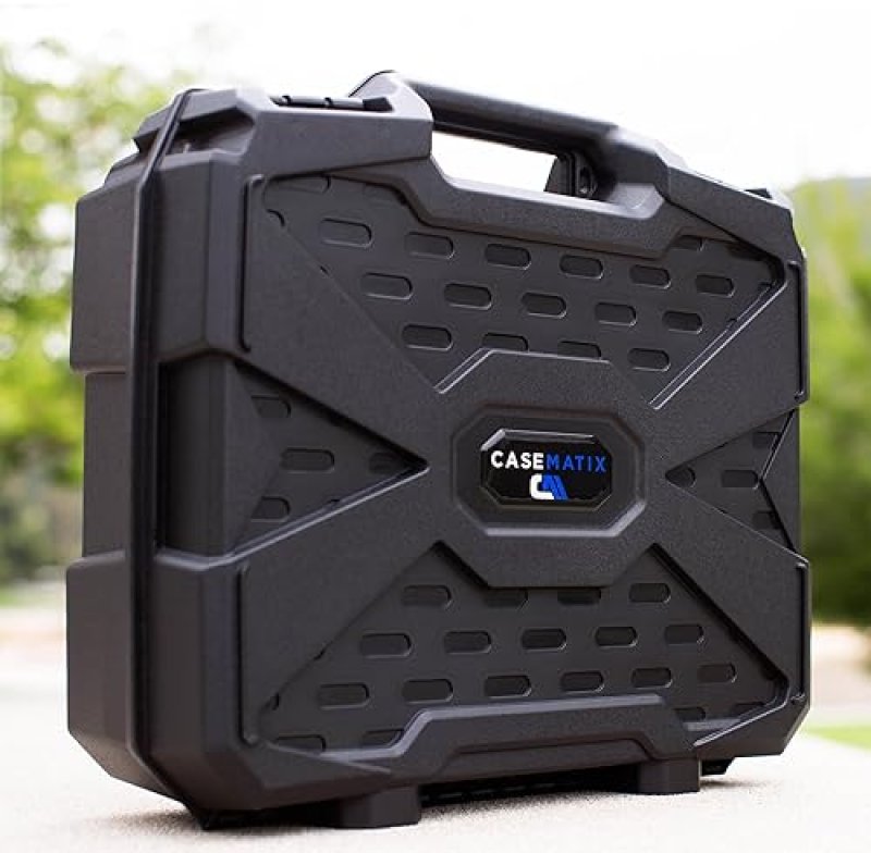 CASEMATIX TRADING CARD STORAGE BOX FITS 450 TOPLOADERS OR 100 ONE TOUCH HOLDERS, 12 DIVIDERS