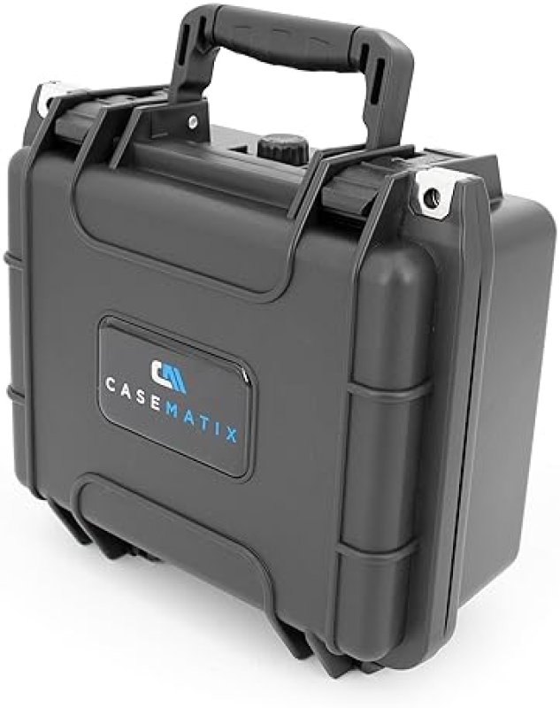 CASEMATIX WATERPROOF GRADED COIN CASE FOR 40 PCGS NGC SLABS, CUSTOM FOAM COIN STORAGE BOX FOR COLLECTORS