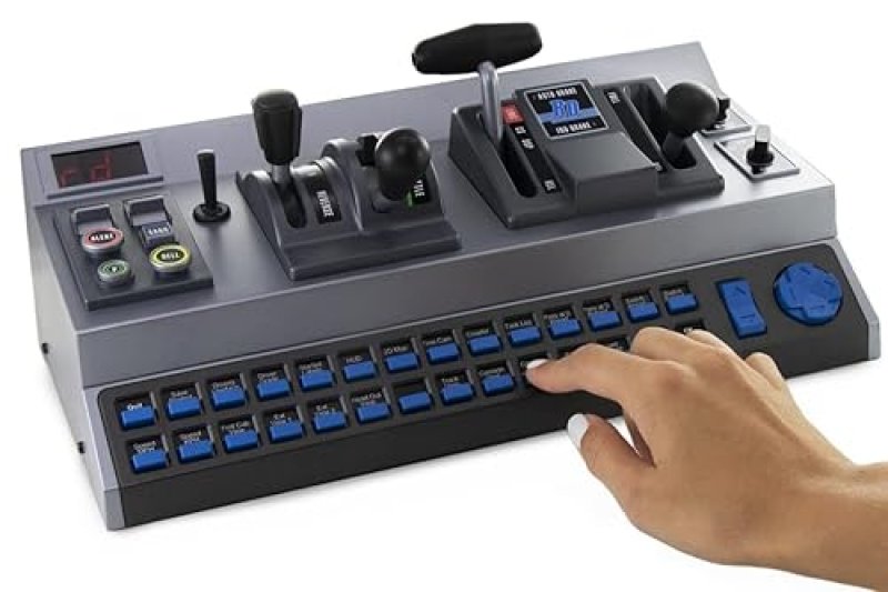 RAILDRIVER USB TRAIN CAB CONTROLLER FOR PC REALISTIC THROTTLE, BRAKE SWITCH CONTROLS WINDOWS