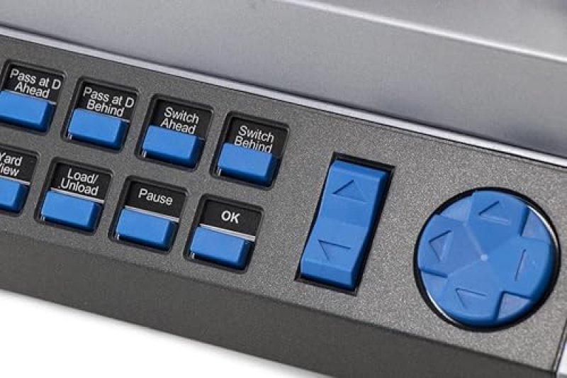 RAILDRIVER USB TRAIN CAB CONTROLLER FOR PC REALISTIC THROTTLE, BRAKE SWITCH CONTROLS WINDOWS