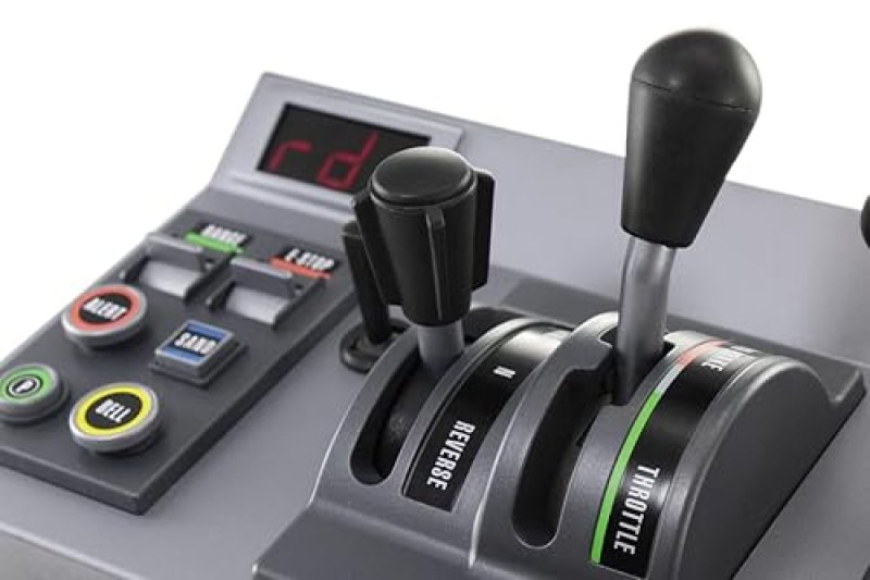 RAILDRIVER USB TRAIN CAB CONTROLLER FOR PC REALISTIC THROTTLE, BRAKE SWITCH CONTROLS WINDOWS