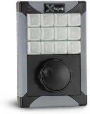 RAILDRIVER X-KEYS XK-12 JGS USB PROGRAMMABLE KEYBOARD WITH JOG SHUTTLE CONTROL FOR VIDEO EDITING REPLAY