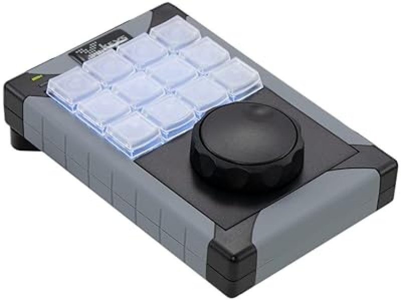 RAILDRIVER X-KEYS XK-12 JGS USB PROGRAMMABLE KEYBOARD WITH JOG SHUTTLE CONTROL FOR VIDEO EDITING REPLAY