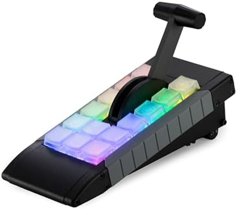 RAILDRIVER X-KEYS XBE-14 USB RGB BACKLIT PROGRAMMABLE T-BAR KEYPAD FOR VMIX, INSTANT REPLAY CENTRAL CONTROL