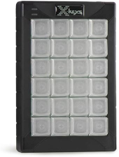RAILDRIVER X-KEYS 24-KEY PROGRAMMABLE USB KEYPAD KEYBOARD BLACK WHITE CUSTOMIZABLE SHORTCUT KEYS