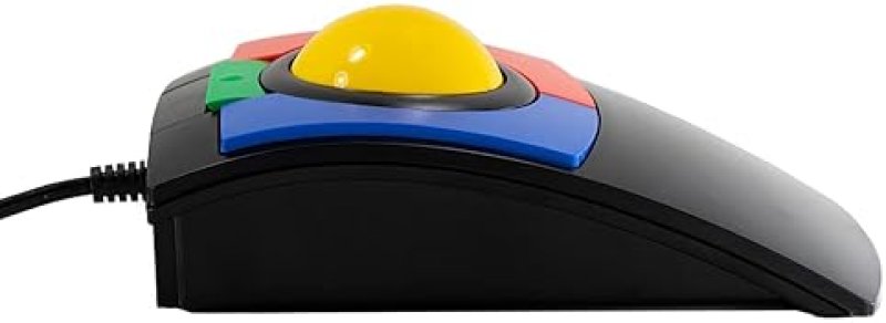RAILDRIVER X-KEYS O-TRAC USB PS2 OPTO-MECHANICAL TRACKBALL MOUSE FOR PRECISE CURSOR CONTROL, MADE IN USA