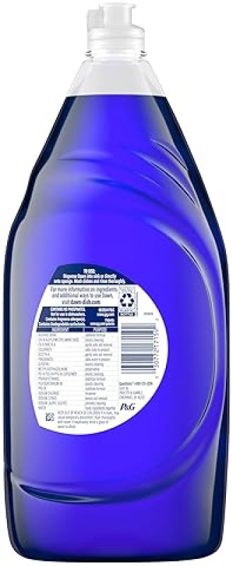 DAWN PLATINUM PLUS POWERSUDS LIQUID DISH SOAP, 38 OZ BOTTLE POWERFUL GREASE CLEANING DETERGENT