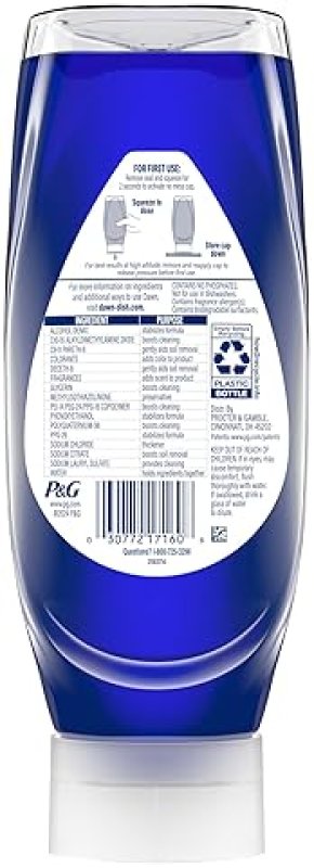 DAWN PLATINUM PLUS POWERSUDS LIQUID DISH SOAP, 17.4 OZ EZ-SQUEEZE BOTTLE, POWERFUL GREASE REMOVAL