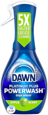 DAWN PLATINUM POWERWASH DISH SPRAY, APPLE SCENTED DISH SOAP, 16OZ BOTTLE, FAST GREASE REMOVAL