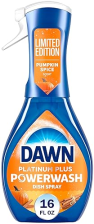 DAWN POWERWASH DISH SPRAY PUMPKIN SPICE SCENT, STARTER KIT, 16 FL OZ DISH SOAP LIQUID