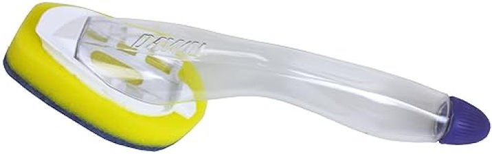 DAWN NON-SCRATCH FILLABLE DISHWAND SPONGE FOR CLEANING DISHES, REFILLABLE SOAP DISPENSING WAND