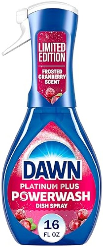 DAWN POWERWASH DISH SPRAY STARTER KIT, FROSTED CRANBERRY, 16OZ DISH SOAP CLEANING SUPPLIES