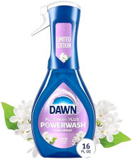DAWN POWERWASH DISH SPRAY STARTER KIT, CRISP LILAC SCENT, 16 FL OZ DISH SOAP LIQUID CLEANER