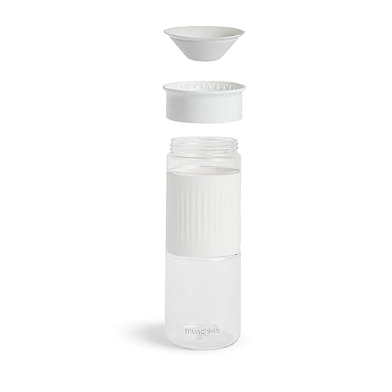 MUNCHKIN MIRACLE 360 SPILL PROOF SIPPY CUPS, 24OZ, 2-PACK, BLACK WHITE TODDLER ADULT SAFE
