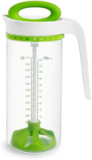 MUNCHKIN SMART BLEND FORMULA MIXER BREAST MILK STORAGE PITCHER, 24OZ CAPACITY, GREEN