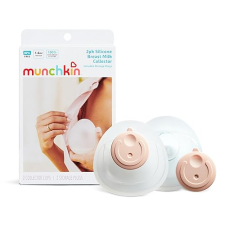 MUNCHKIN SILICONE BREAST MILK COLLECTOR CUPS, BPA-FREE, LEAKPROOF, 1.5OZ, 2 PACK, FOR NURSING MOMS