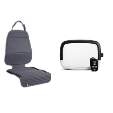 MUNCHKIN CAR SEAT PROTECTOR 360 BABY MIRROR SET ELITE SEAT GUARDIAN NIGHT LIGHT PIVOT MIRROR