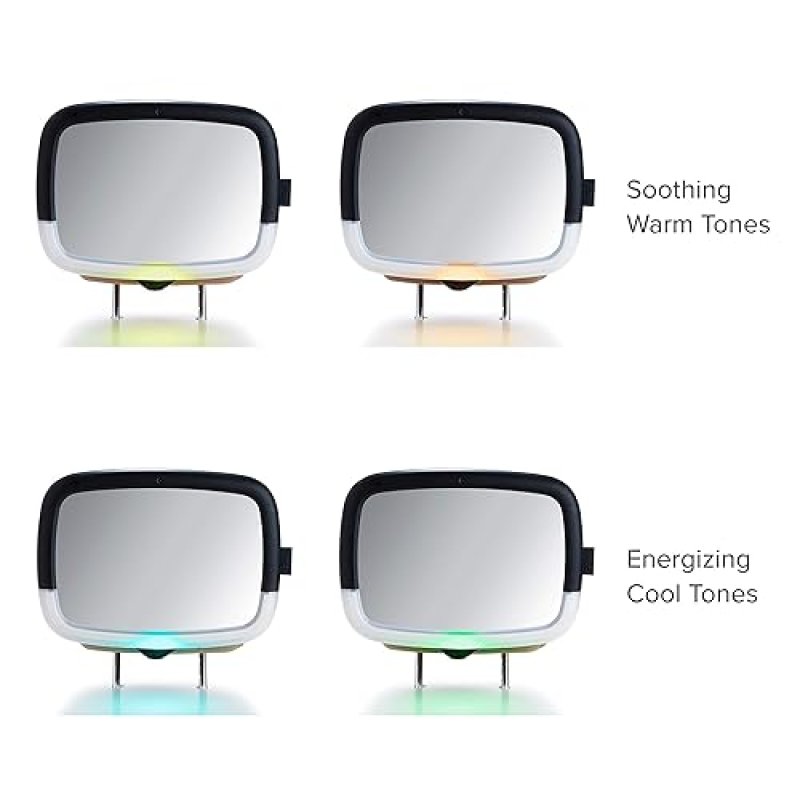 MUNCHKIN CAR SEAT PROTECTOR 360 BABY MIRROR SET ELITE SEAT GUARDIAN NIGHT LIGHT PIVOT MIRROR