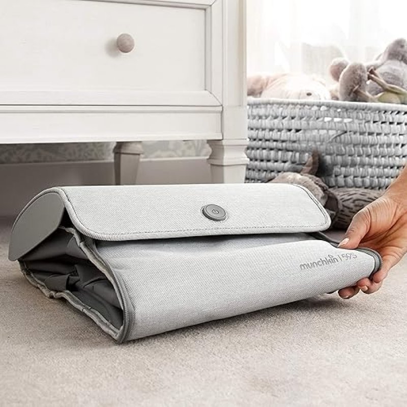 MUNCHKIN 59S UV STERILIZER CLEANING BAG FOR BABY BOTTLES ACCESSORIES, GREY PORTABLE SANITIZER