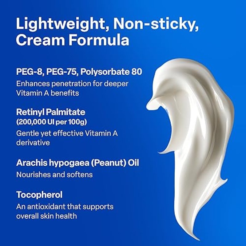 A313 VITAMIN A RETINOID FACE CREAM ANTI-AGING, WRINKLE, ACNE DARK SPOT TREATMENT 50G