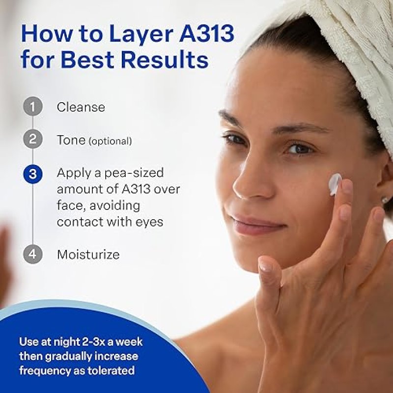 A313 VITAMIN A RETINOID FACE CREAM ANTI-AGING, WRINKLE, ACNE DARK SPOT TREATMENT 50G