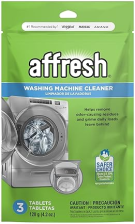 AFFRESH WASHING MACHINE CLEANER TABLETS CLEANS FRONT TOP LOAD, HE WASHERS, 3 COUNT