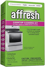 AFFRESH COOKTOP CLEANING KIT FOR GLASS CERAMIC INCLUDES CLEANER, PADS SCRAPER, 5OZ
