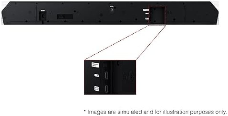 SAMSUNG Q800F 5.1.2CH Q SERIES SOUNDBAR WITH WIRELESS SUBWOOFER, DOLBY ATMOS, Q-SYMPHONY 2025
