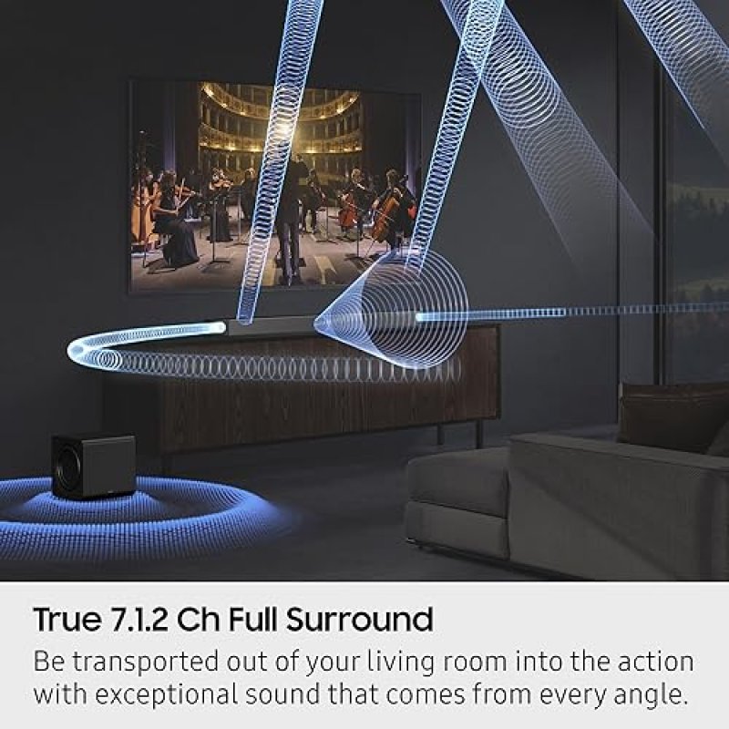 SAMSUNG HW-Q900F Q-SERIES 7.1.2CH SOUNDBAR 2025 , WIRELESS DOLBY ATMOS, SUBWOOFER, Q-SYMPHONY
