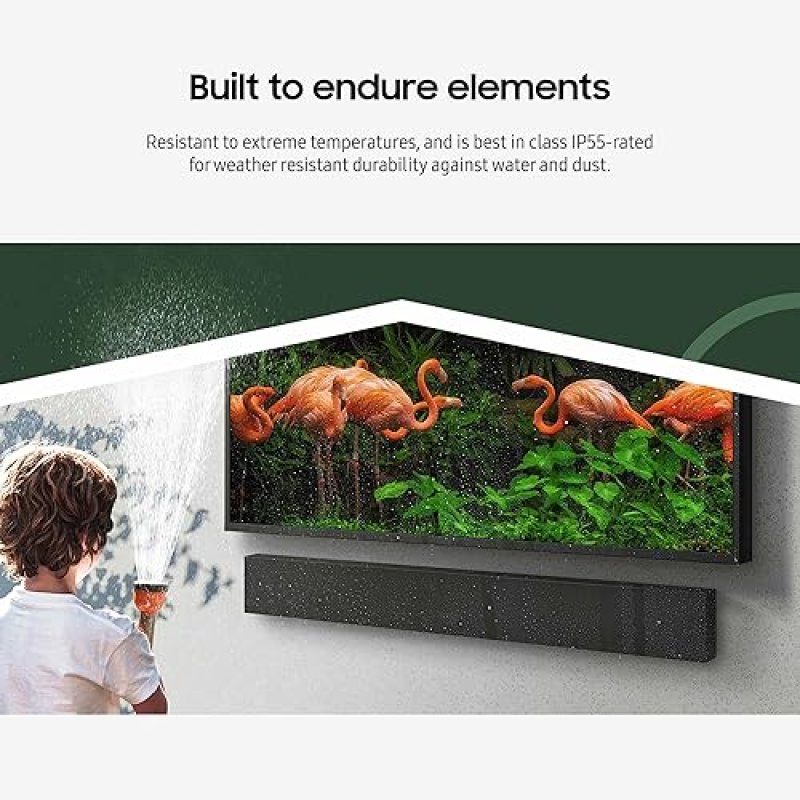 SAMSUNG HW-LST70T TERRACE OUTDOOR SOUNDBAR, 3.0CH, DOLBY AUDIO, SUBWOOFER, IP55, BLACK