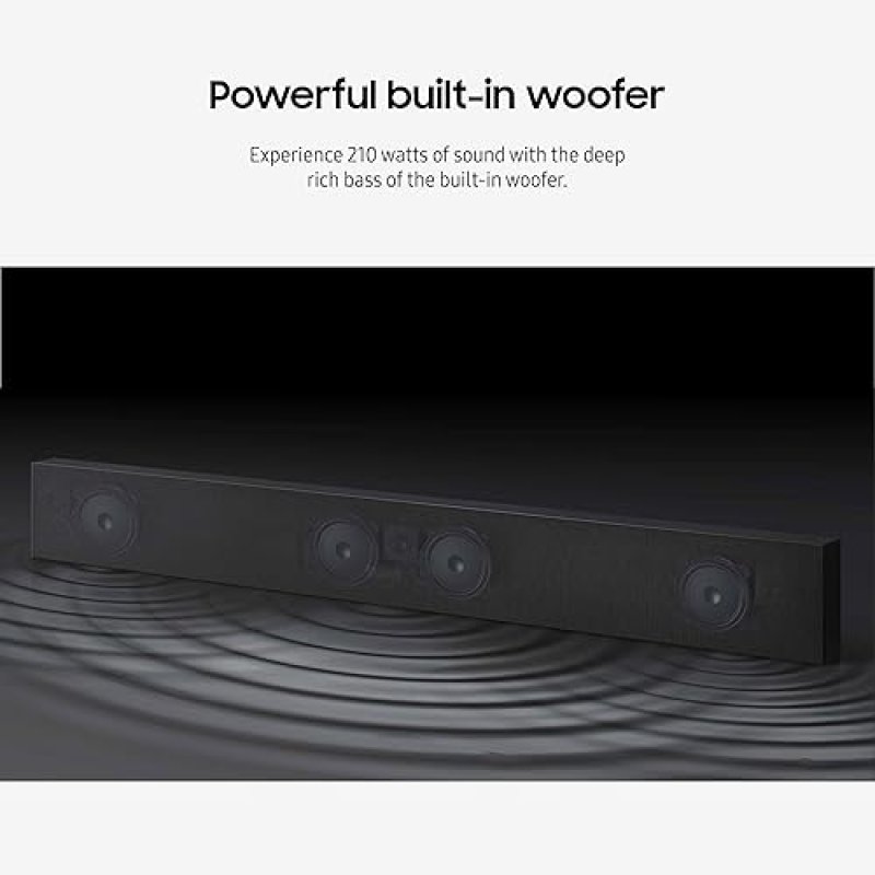SAMSUNG HW-LST70T TERRACE OUTDOOR SOUNDBAR, 3.0CH, DOLBY AUDIO, SUBWOOFER, IP55, BLACK