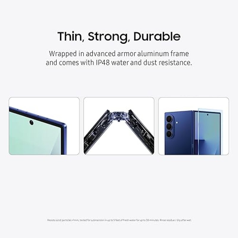 SAMSUNG GALAXY Z FOLD7 256GB UNLOCKED 5G SMARTPHONE, AI CAMERA, LARGE SCREEN, 2025, BLUE SHADOW