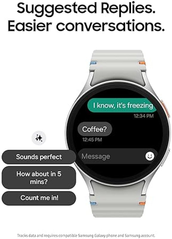 SAMSUNG GALAXY WATCH 7 40MM LTE SMARTWATCH GREEN HEART RATE, SLEEP, FITNESS TRACKER, 2024 US