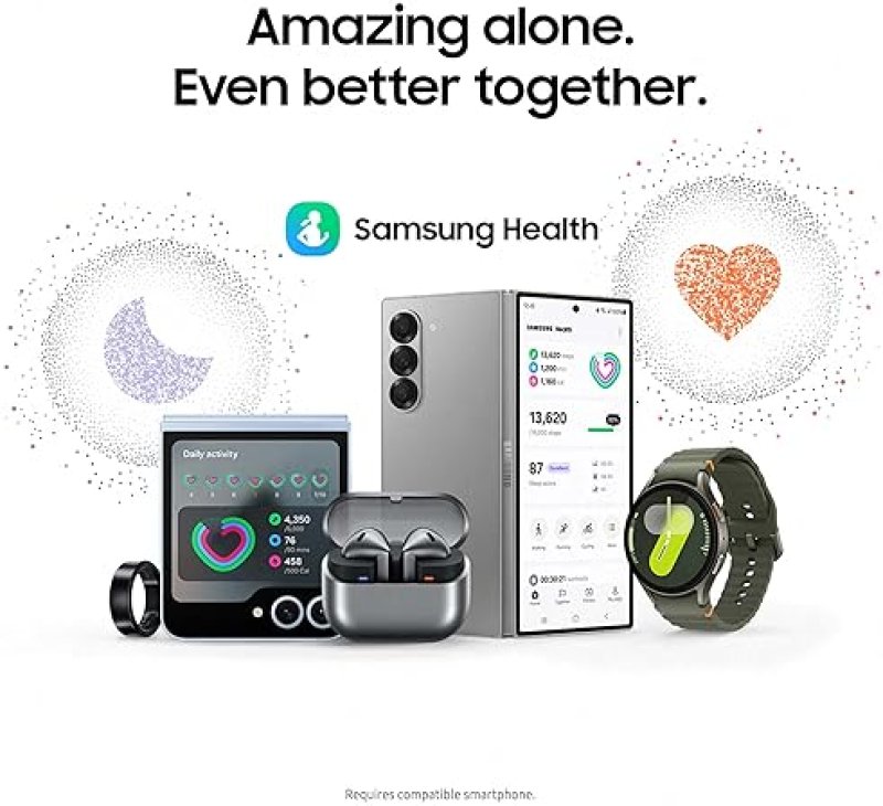 SAMSUNG GALAXY WATCH 7 40MM LTE SMARTWATCH GREEN HEART RATE, SLEEP, FITNESS TRACKER, 2024 US