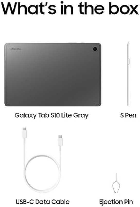 SAMSUNG GALAXY TAB S10 LITE 10.9 LCD, 8GB RAM, 256GB, S PEN, LONG BATTERY, AI, GRAY