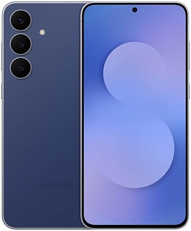 SAMSUNG GALAXY S25 FE 256GB UNLOCKED ANDROID PHONE, LARGE DISPLAY, 4900MAH, NAVY, 2025 MODEL