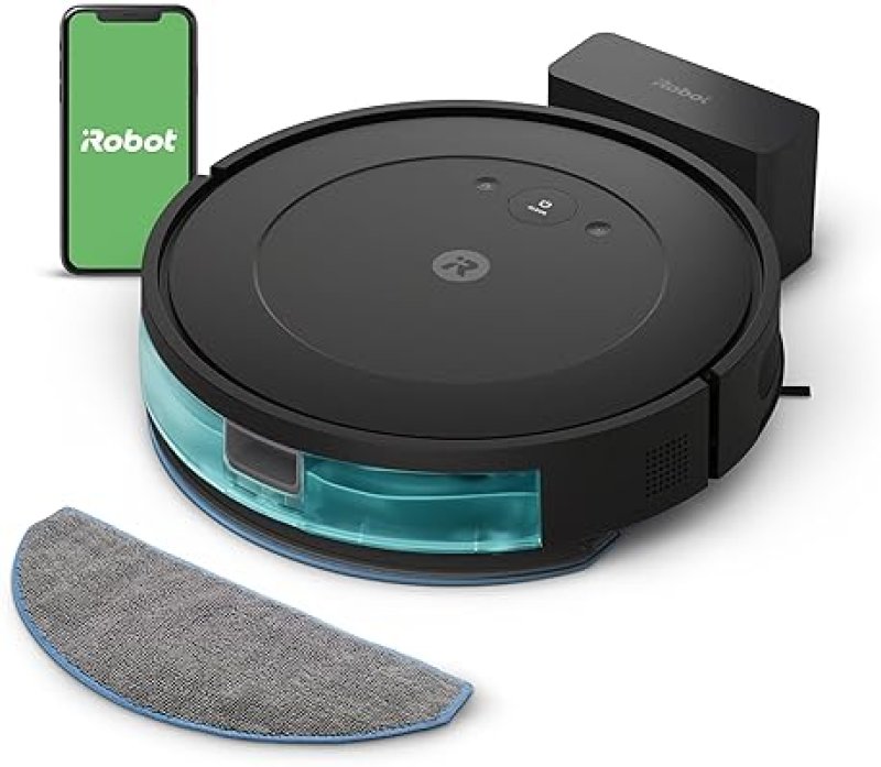 IROBOT ROOMBA COMBO Y0110 ROBOT VACUUM MOP, SMART NAVIGATION, MULTI-SURFACE, ALEXA ENABLED