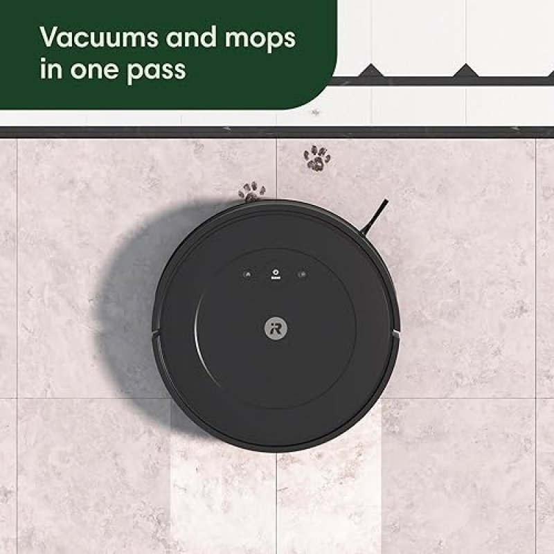 IROBOT ROOMBA COMBO Y0110 ROBOT VACUUM AND MOP SMART NAVIGATION, MULTI-SURFACE, ALEXA ENABLED
