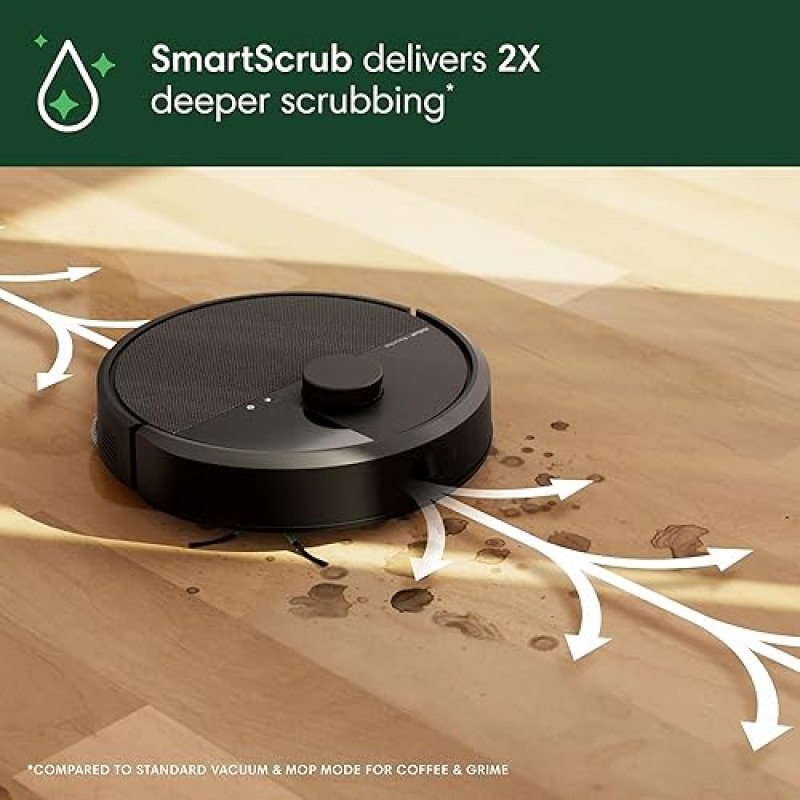 IROBOT ROOMBA PLUS 405 G181 2-IN-1 VACUUM MOP ROBOT, AUTOWASH DOCK, PET HAIR, SELF-EMPTY 75 DAYS