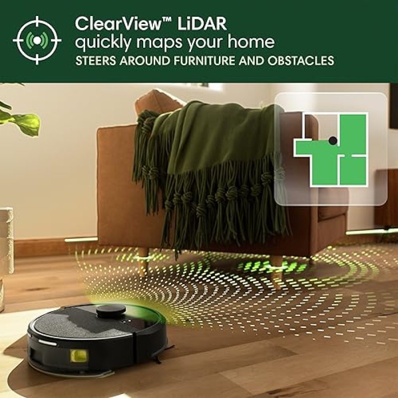 IROBOT ROOMBA 105 COMBO ROBOT VACUUM MOP WITH LIDAR, STRONG SUCTION, MULTI MODES, SELF-CHARGING