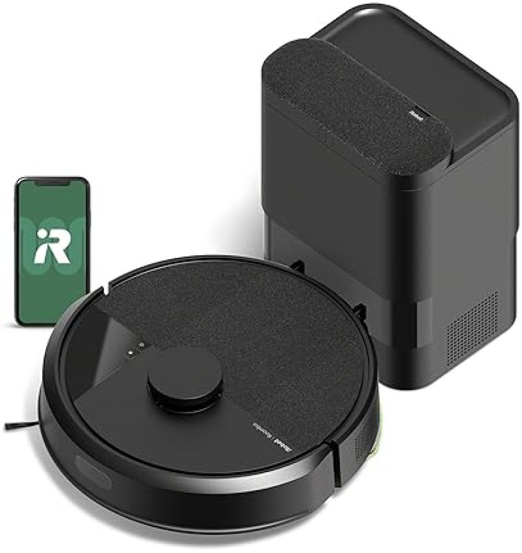 IROBOT ROOMBA 105 ROBOT VACUUM WITH AUTO-EMPTY DOCK, LIDAR, POWERFUL SUCTION, MULTI-SURFACE CLEANING