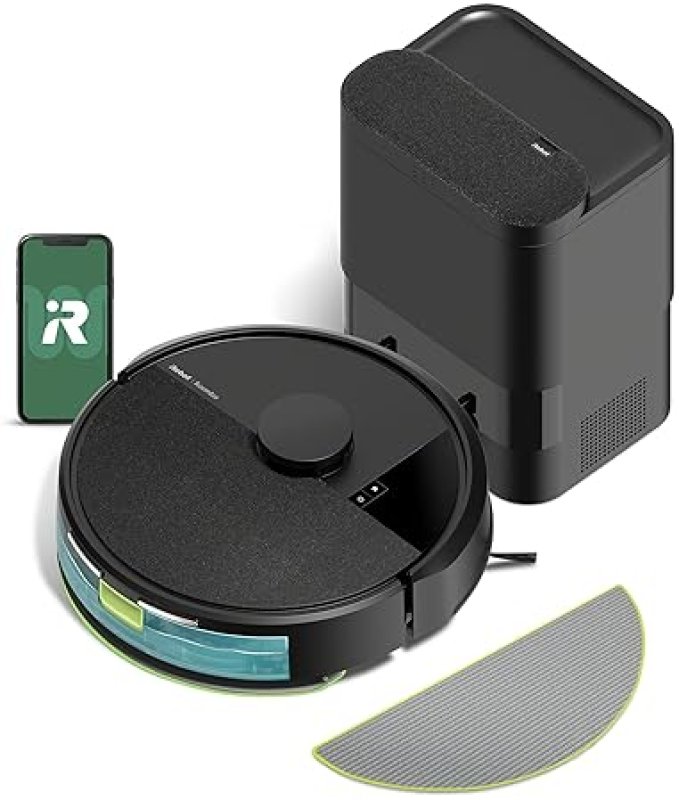 IROBOT ROOMBA COMBO 105 ROBOT VACUUM MOP WITH AUTO-EMPTY DOCK, LIDAR, 75-DAY SELF-EMPTYING