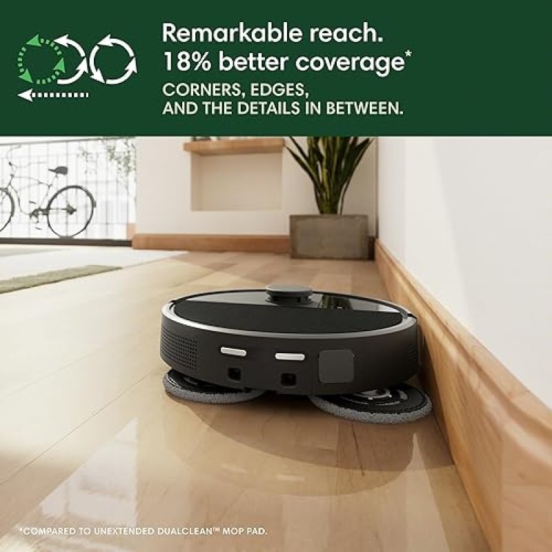 IROBOT ROOMBA COMBO 505 PLUS ROBOT VACUUM MOP WITH AUTOWASH DOCK, SELF-EMPTY, LIDAR, OBSTACLE AVOIDA