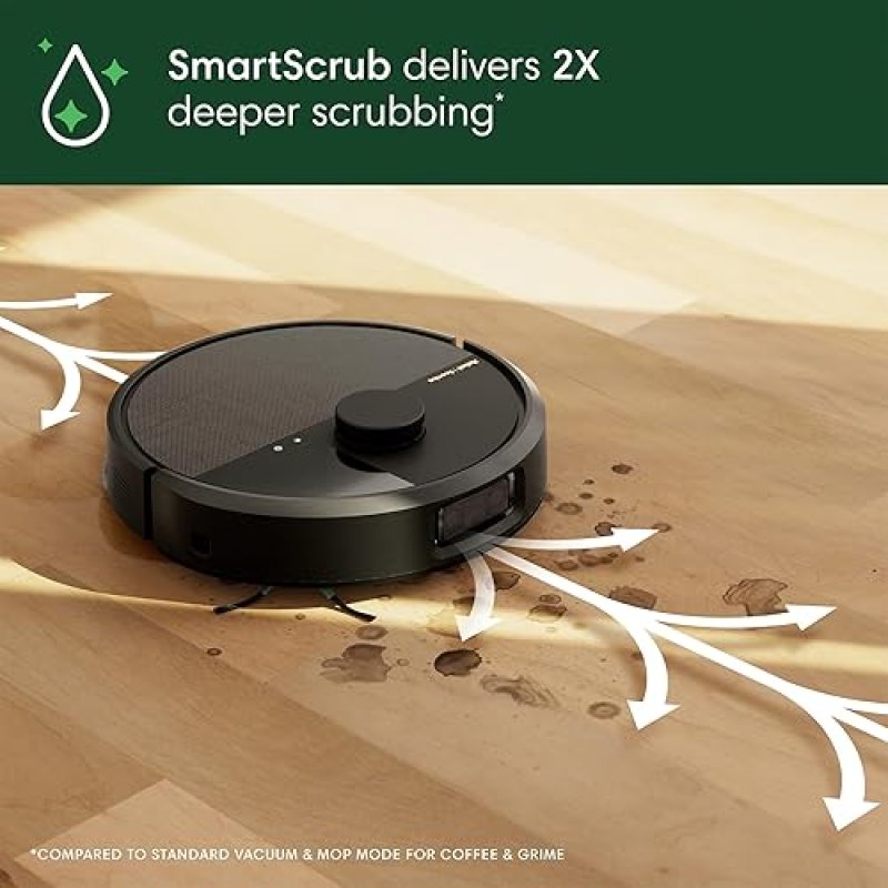 IROBOT ROOMBA COMBO 505 PLUS ROBOT VACUUM MOP WITH AUTOWASH DOCK, SELF-EMPTY, LIDAR, OBSTACLE AVOIDA