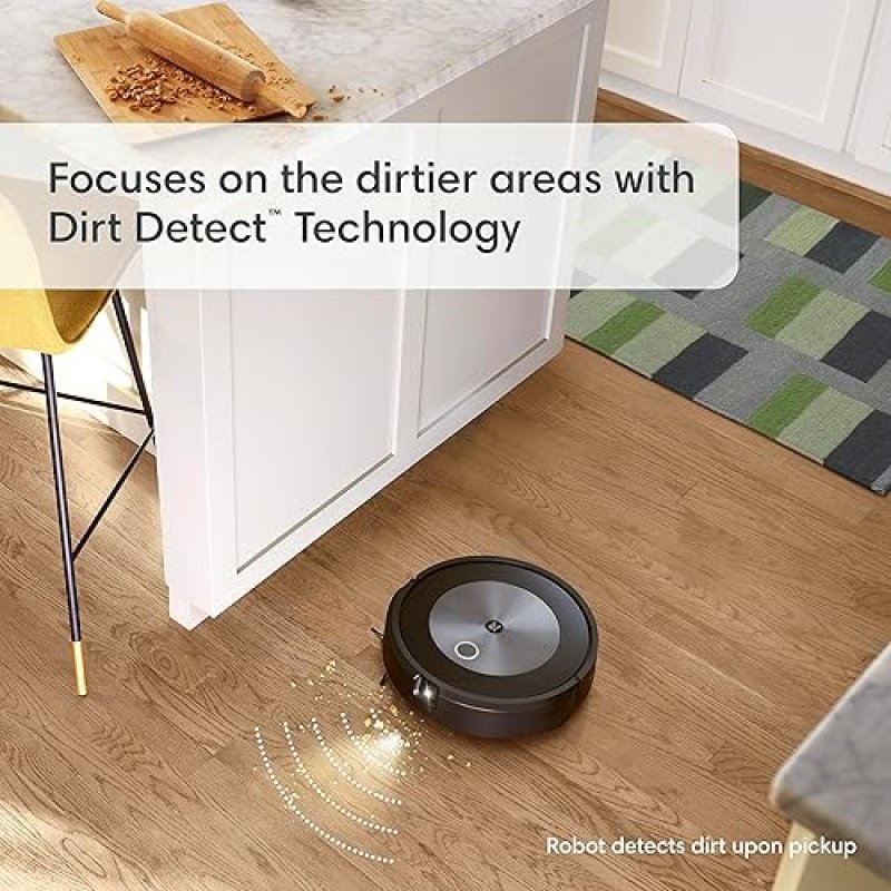IROBOT ROOMBA COMBO J5 ROBOT VACUUM MOP WITH DIRT DETECT, 4-STAGE CLEANING, ALEXA COMPATIBLE