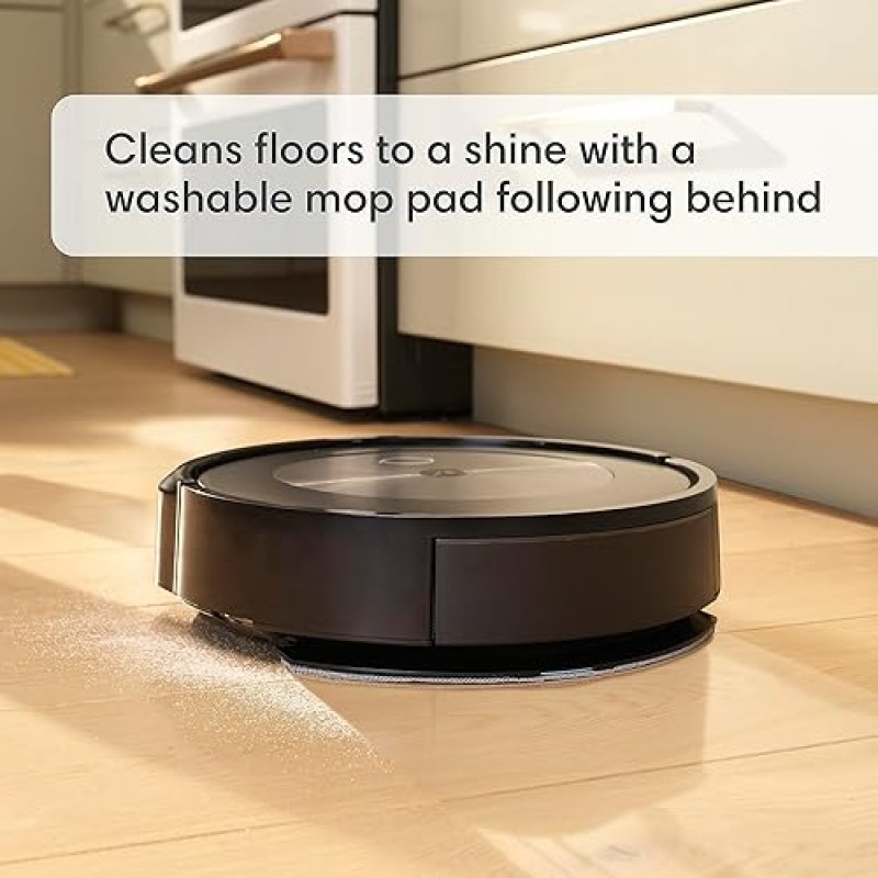 IROBOT ROOMBA COMBO J5 ROBOT VACUUM MOP WITH DIRT DETECT, 4-STAGE CLEANING, ALEXA COMPATIBLE