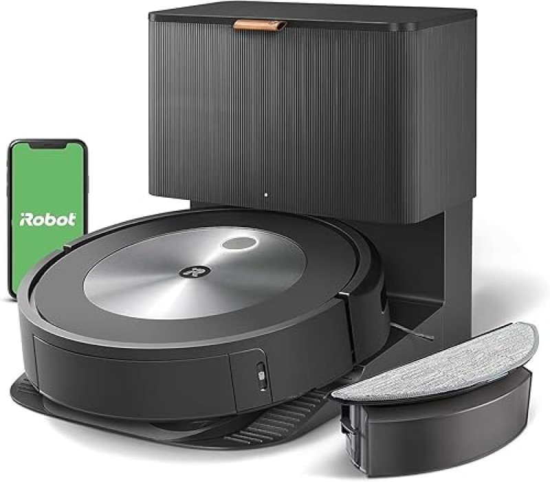 IROBOT ROOMBA COMBO J5 SELF-EMPTYING ROBOT VACUUM MOP, SMART MAPPING, ALEXA COMPATIBLE