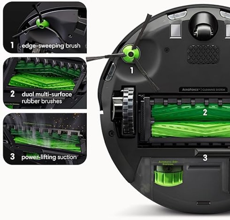 IROBOT ROOMBA J9 SELF-EMPTYING ROBOT VACUUM PET-FRIENDLY, SMART MAPPING, WORKS WITH ALEXA