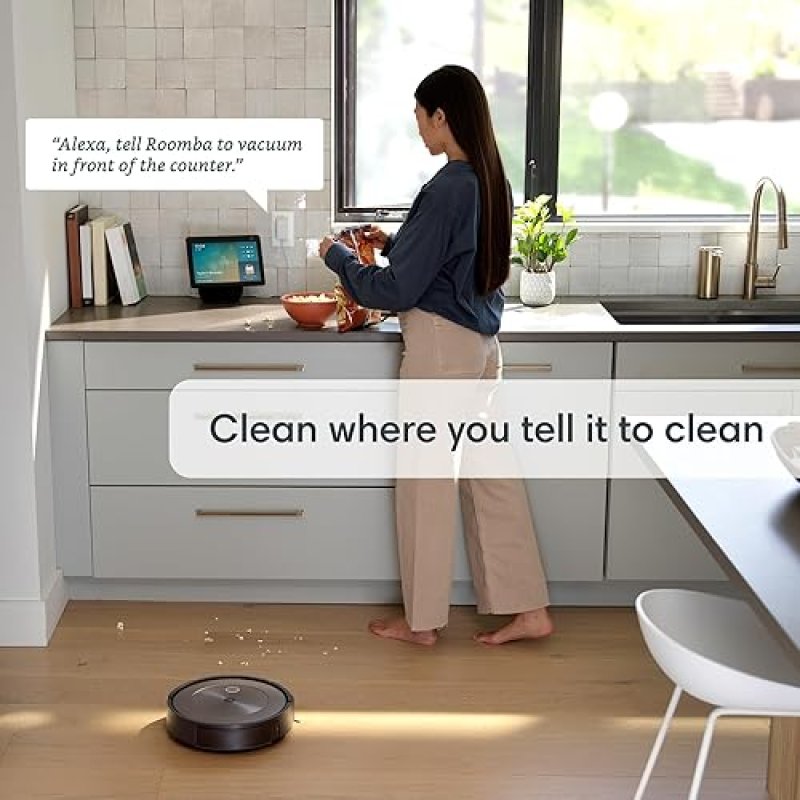IROBOT ROOMBA J9 SELF-EMPTYING ROBOT VACUUM PET-FRIENDLY, SMART MAPPING, WORKS WITH ALEXA
