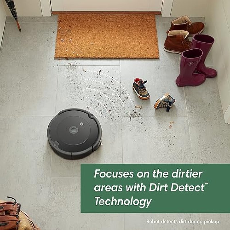 IROBOT ROOMBA 692 ROBOT VACUUM WI-FI, ALEXA COMPATIBLE, PET HAIR, CARPETS HARD FLOORS